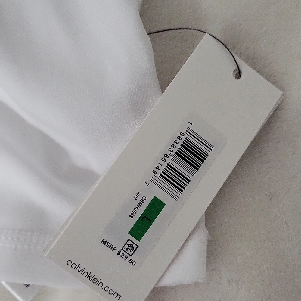 Calvin Klein Men's White Muscle Tee